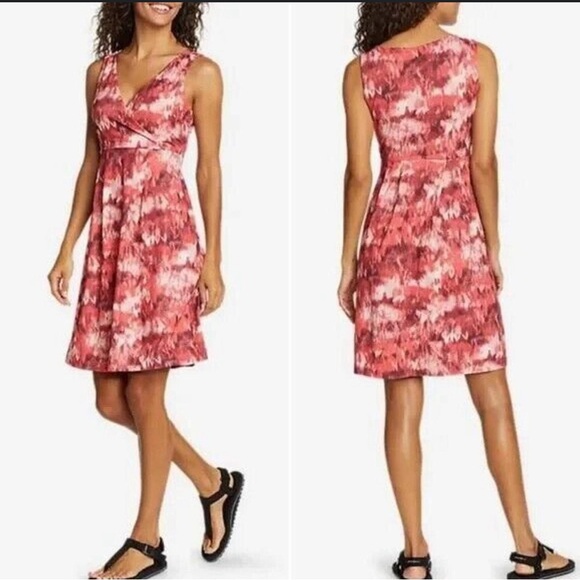 Eddie Bauer Dresses & Skirts - Eddie Bauer Womens Print Sleeveless A-Line Aster Dress size XS